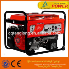100% copper wire 2.5kw portable mini 6.5hp gasoline generator set